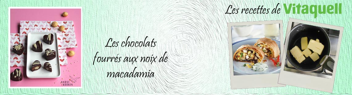 Les chocolats fourrés aux noix de macadamia
