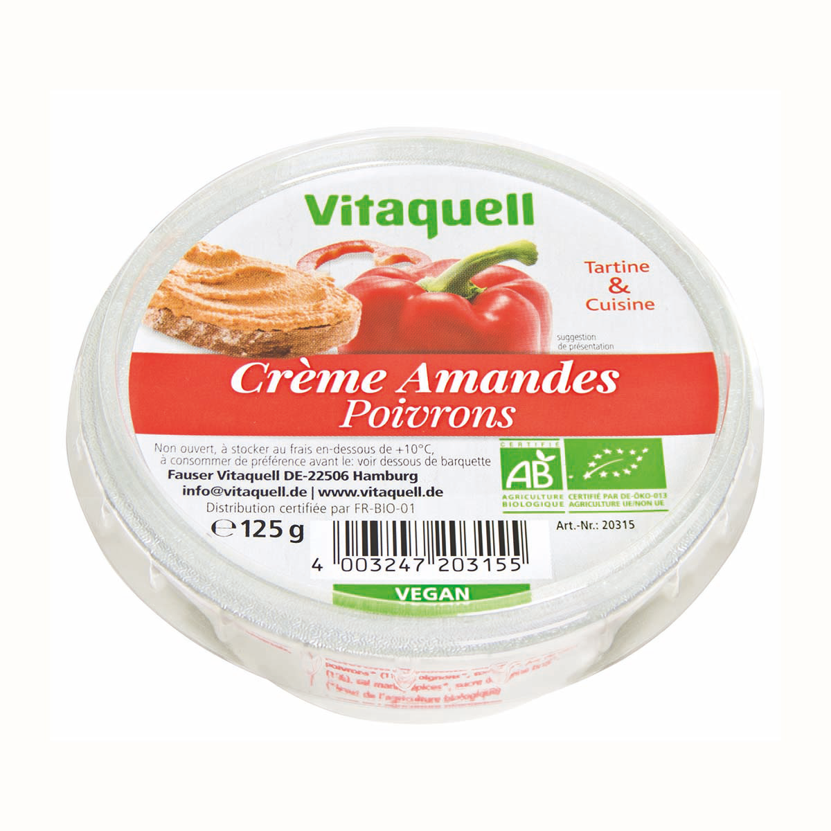 Crème Amandes Poivrons