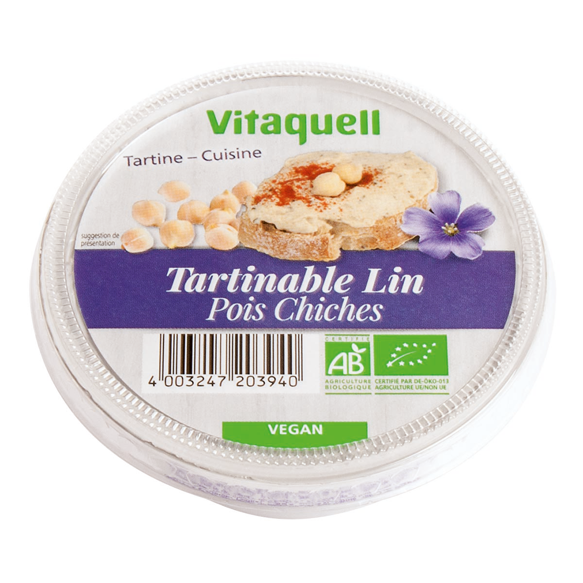 Crème de lin aux pois chiches